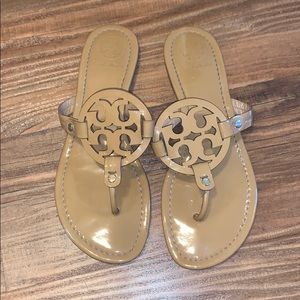 Tory Burch tan Miller sandals!